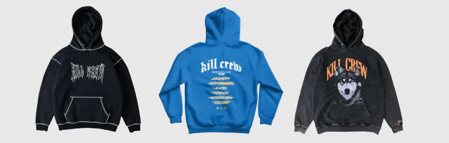 kill crew hoodie