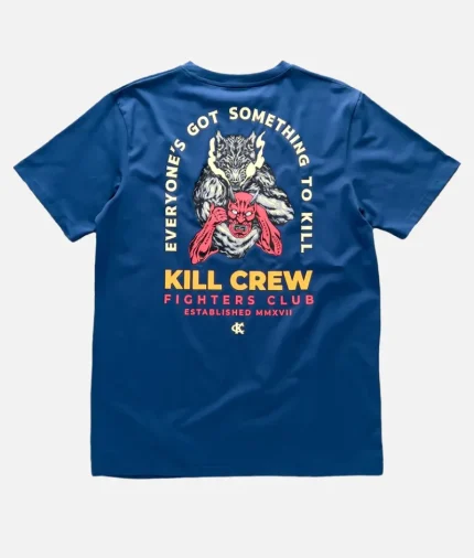 Kill Crew Inner Demons T Shirt Blue (2)