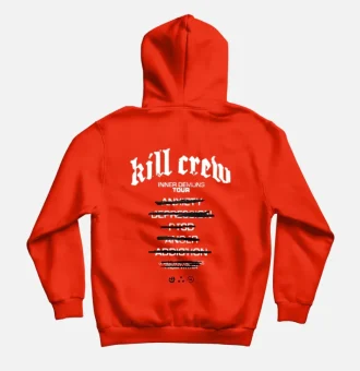 Kill Crew Inner Demons Tour Hoodie Red (2)