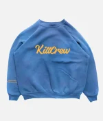 Kill Crew Lux Script Sweatshirt Blue (2)