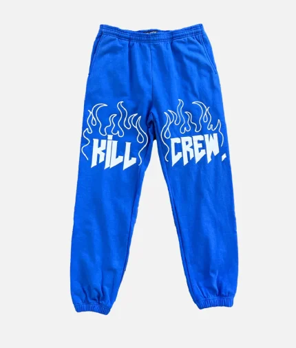 Kill Crew Lux Sweatpants Flame Blue (1)