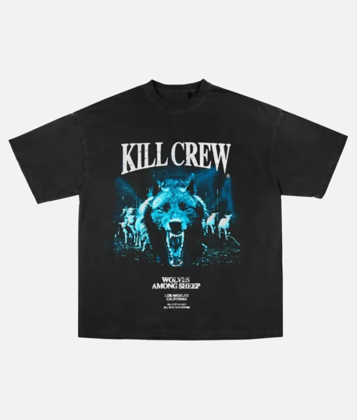 Kill Crew Midst Of Wolves T Shirt Black (2)