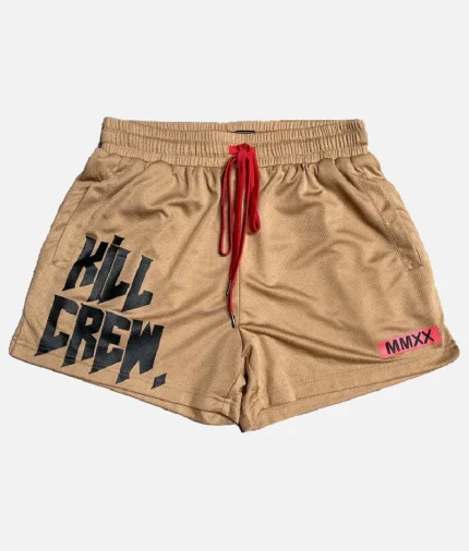 Kill Crew Muay Thai Shorts Sand (1)