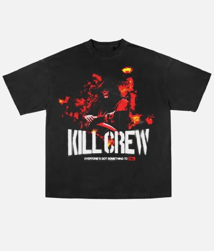 Kill Crew Oversized Darkside Demons T Shirt Black (2)