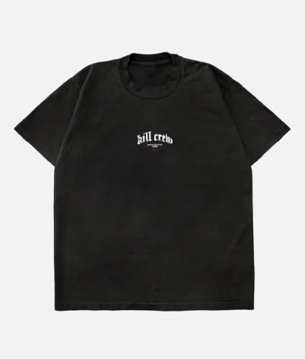Kill Crew Oversized Inner Demons Tour T Shirt Black (1)