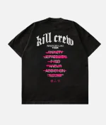 Kill Crew Oversized Inner Demons Tour T Shirt Black (2)