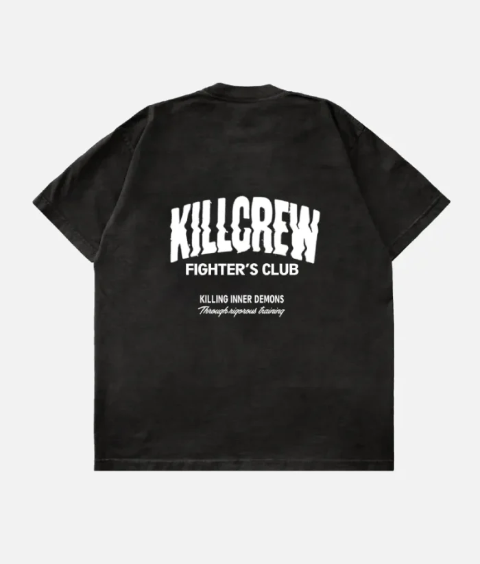 Kill Crew Oversized Rigorous T Shirt Black (2)