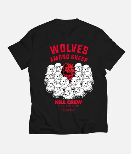 Kill Crew Wolves Among Sheep T Shirt V2 Black (2)